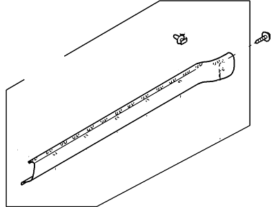 3L8Z-78101A04-BAD Ford Panel Assembly - Exterior Trim, Passenger Side Illustration 1 of 1