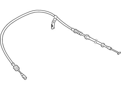 Ford YL8Z-9A758-BG Throttle Cable