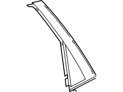 Ford 3M5Z-54255A62-AAA Moulding - Door Window Frame