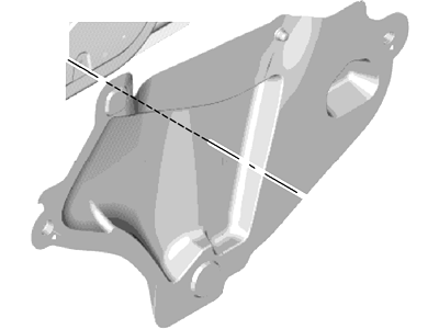 Ford DT1Z-61237A05-A Shield - Water Splash