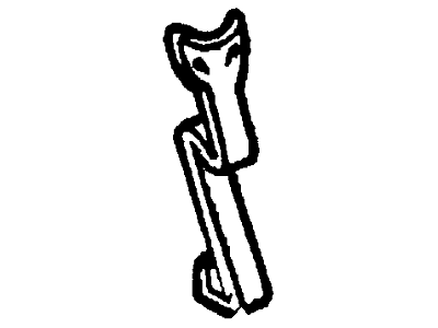 Mercury F5RZ-9628-A Air Cleaner Assembly Support Bracket