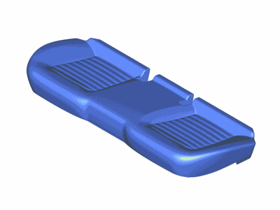 Ford FS7Z-5463804-AC Cover Assembly - Rear Seat Cushion