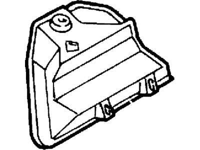 Mercury Exhaust Heat Shield - F8RZ6311435AA