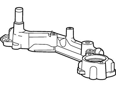 YL3Z-8C368-AC Ford Pipe - Water By-Pass Illustration 1 of 1