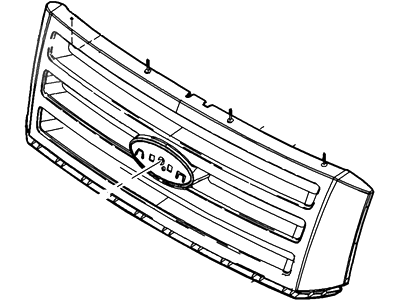 Ford 7L1Z-8200-BACP Grille Assy - Radiator