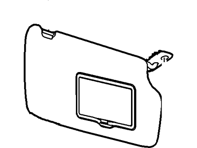 Ford BE8Z-5404104-BA Visor Assy - Sun