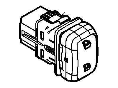 Ford 7T4Z-14C715-AA Switch Assembly 7T4Z-14C715-AA Ford Switch Assembly Illustration 1 of 1