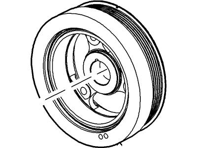Ford 2L3Z-6312-AA Pulley - Crankshaft