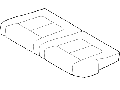 Ford CC3Z-2663804-CA Cover Assy - Rear Seat Cushion
