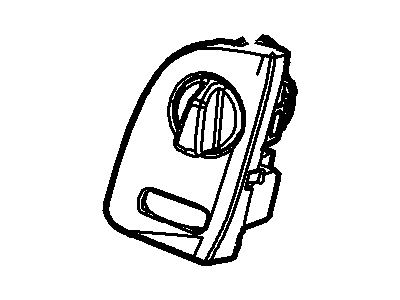 7W7Z-11654-AA Ford Switch Assembly - Headlamp Levelling Illustration 1 of 1