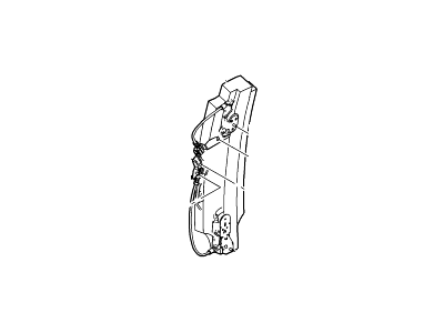 Ford 8A5Z-5427008-A Regulator - Window - Less Motor, Passenger Side