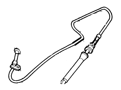 Ford F3TZ-7E395-A Cable Assy - Selector Lever Control