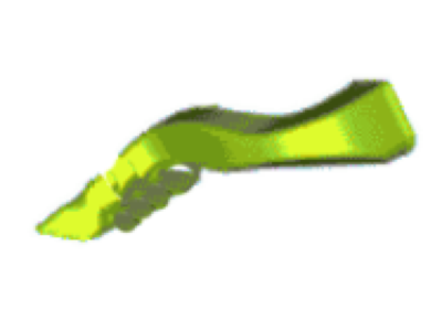 Ford AM5Z-18491-A Duct - Heater Outlet, Driver Side