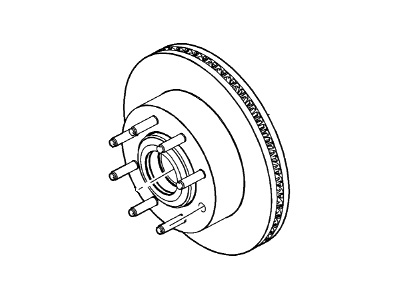 Ford DC3Z-1102-B Hub Assy - Wheel