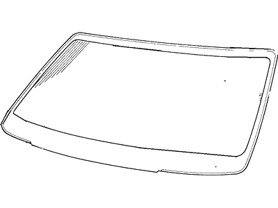 1995 Lincoln Town Car Windshield - F5VY-5403100-A