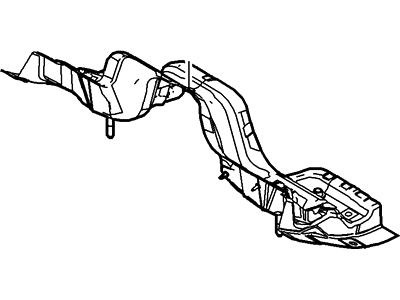 Ford 6E5Z-5410414-AA Member Assembly - Floor Cross