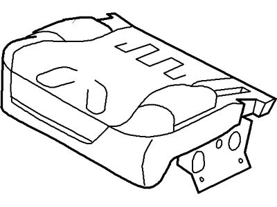 Lincoln 2C6Z-16632A22-AA Seat Cushion Pad