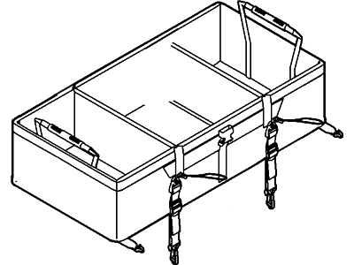 Ford AE5Z-78115A00-B Compartment Assy - Rear Stowage