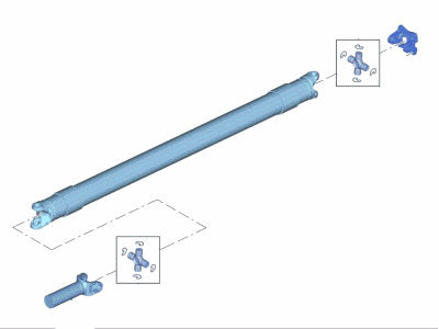 Ford HC3Z-4602-BE Drive Shaft