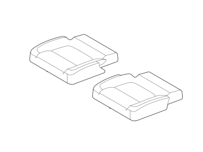 Ford HB5Z-7863804-CA Cover Assy - Rear Seat Cushion