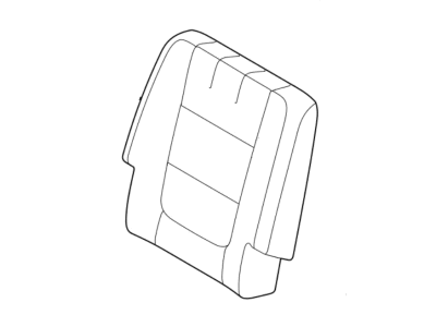 Ford HB5Z-7866601-CA Cover Assy - Rear Seat Back