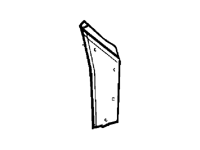 Ford YC3Z-25025K10-AA Insulator, Passenger Side