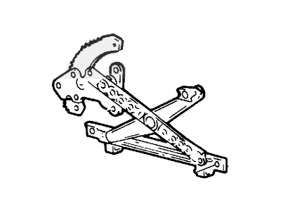 Ford 1F2Z-1623208-AA Regulator - Window - Less Motor    