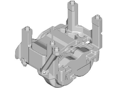 Ford BB3Z-6A311-A Housing And Balance Shaft Assembly
