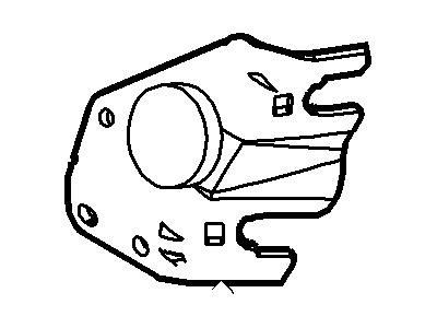 Mercury 6M8Z-7C539-B Bracket