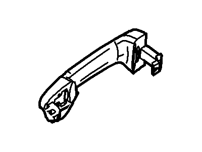 Ford 2L8Z-7822404-AAA Handle Assy - Door - Outer