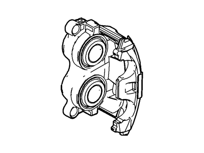 Ford F7TZ-2V120-AARM Caliper Assembly - Brake - Less Pads, Passenger Side