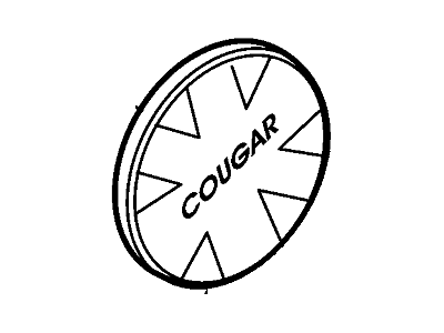 2001 Mercury Cougar Wheel Cover - F8RZ1130EA
