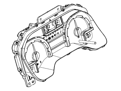 Ford BC2Z-10849-FB Instrument Cluster