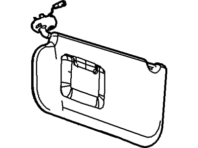 Ford 8C3Z-2604105-AC Visor Assy - Sun