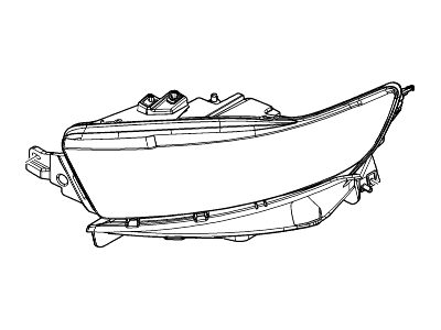 Ford Police Interceptor Sedan Headlight - DG1Z-13008-D