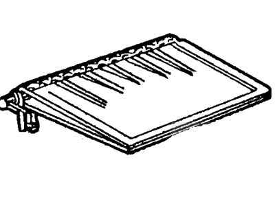 Mercury 3F1Z-19D842-AA Flap - Heater Air Outlet           