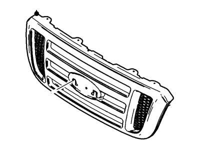 Ford 9L5Z-8200-AA Grille Assy - Radiator