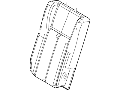 Ford 7L1Z-7866600-UD Cover Assembly - Rear Seat Back, Passenger Side