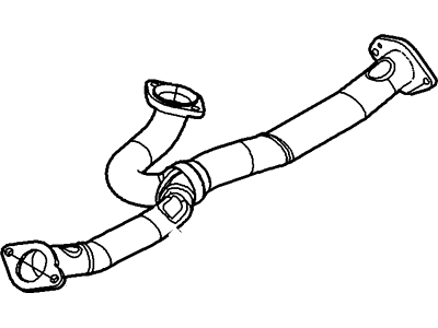 Mercury 7H6Z-5G274-AB Pipe - Exhaust