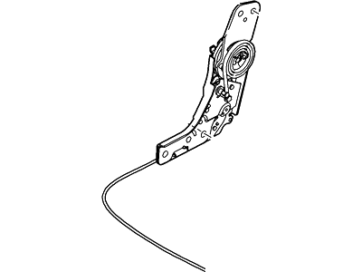 Ford DU5Z-9661383-D Latch Assembly - Rear Seat Back, Driver Side