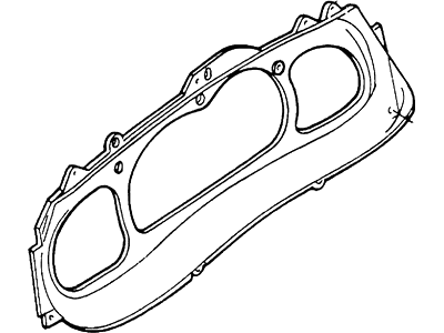 Ford F57Z-10890-B Mask - Fuel And Temperature