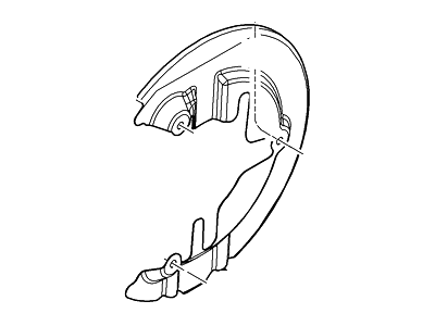 Ford CV6Z-2K005-D Splash Shield, Driver Side