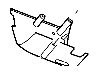 Ford F75Z-3530-BAB Shroud Assy - Steering Column