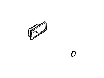Ford 6E5Z-5422620-BAB Escutcheon - Door Inside Handle