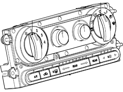 Mercury 6F2Z-19980-DA Dash Control Unit