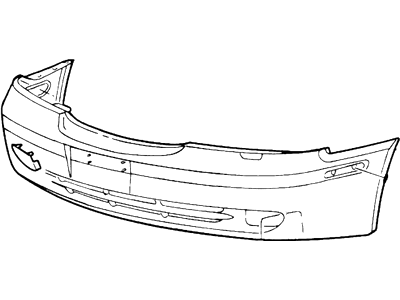 Ford 2F1Z-17D957-BCCP Bumper Assy - Front                