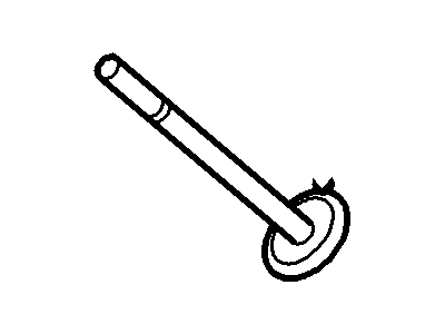Lincoln Exhaust Valve - XW4Z-6505-AA