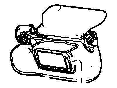 Ford 9L1Z-7804105-BE Visor Assy - Sun