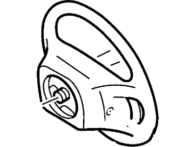 Lincoln Town Car Steering Wheel - YW1Z3600AAA