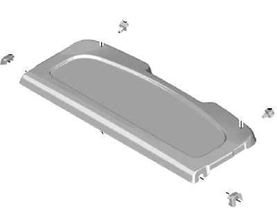 Ford BE8Z-5846668-BA Panel Assy - Rear Package Tray Trim